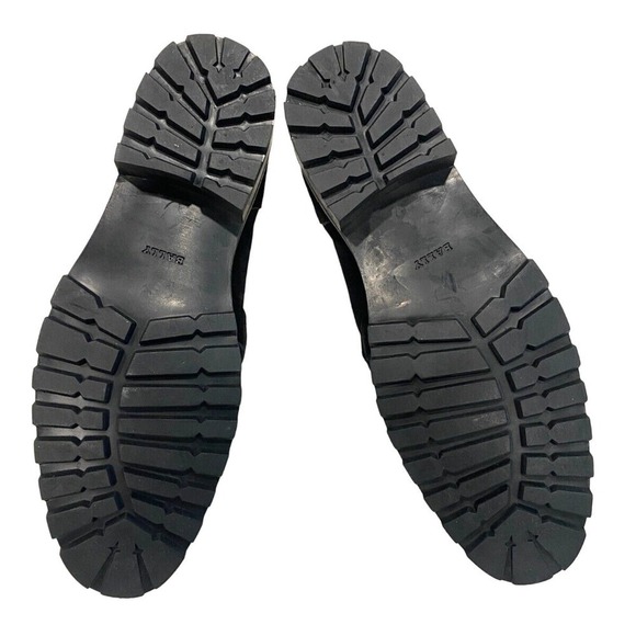 Bally - Men's black suede Loafers ABASA with metal hardware - Picture 4 of 6